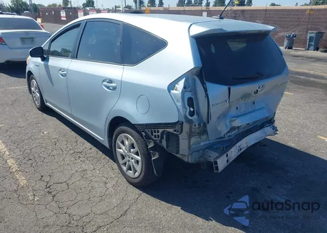 2012 Toyota Prius V Three from USA, damaged, VIN JTDZN3EU3C3181636